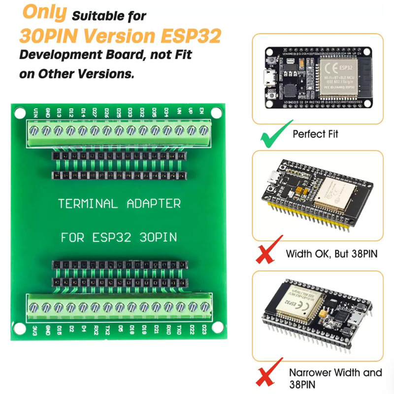 Esp32 Wifi Bluetooth Module - ESP32 Development Board NodeMCU-32S ESP32-32D 32U
