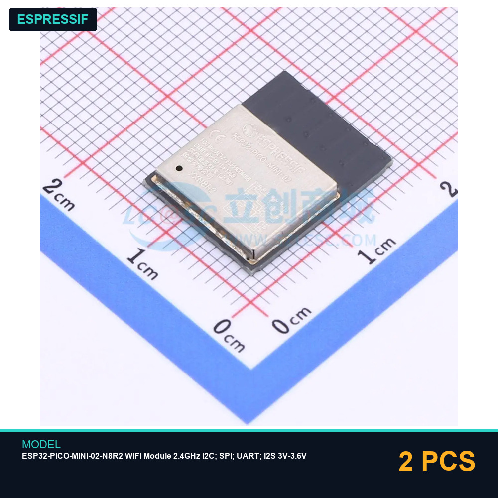 Espressif Esp32 - 2 PCS ESPRESSIF ESP32-PICO-MINI-02-N8R2 WiFi Module
