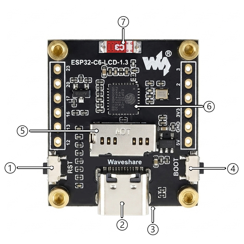 ESP32-C6 LCD Development Board - Espressif Esp32 评论和价格