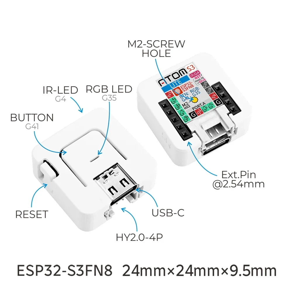 M5Stack AtomS3-Lite ESP32-S3 D - Esp32 Wifi Bluetooth Module 评论和价格